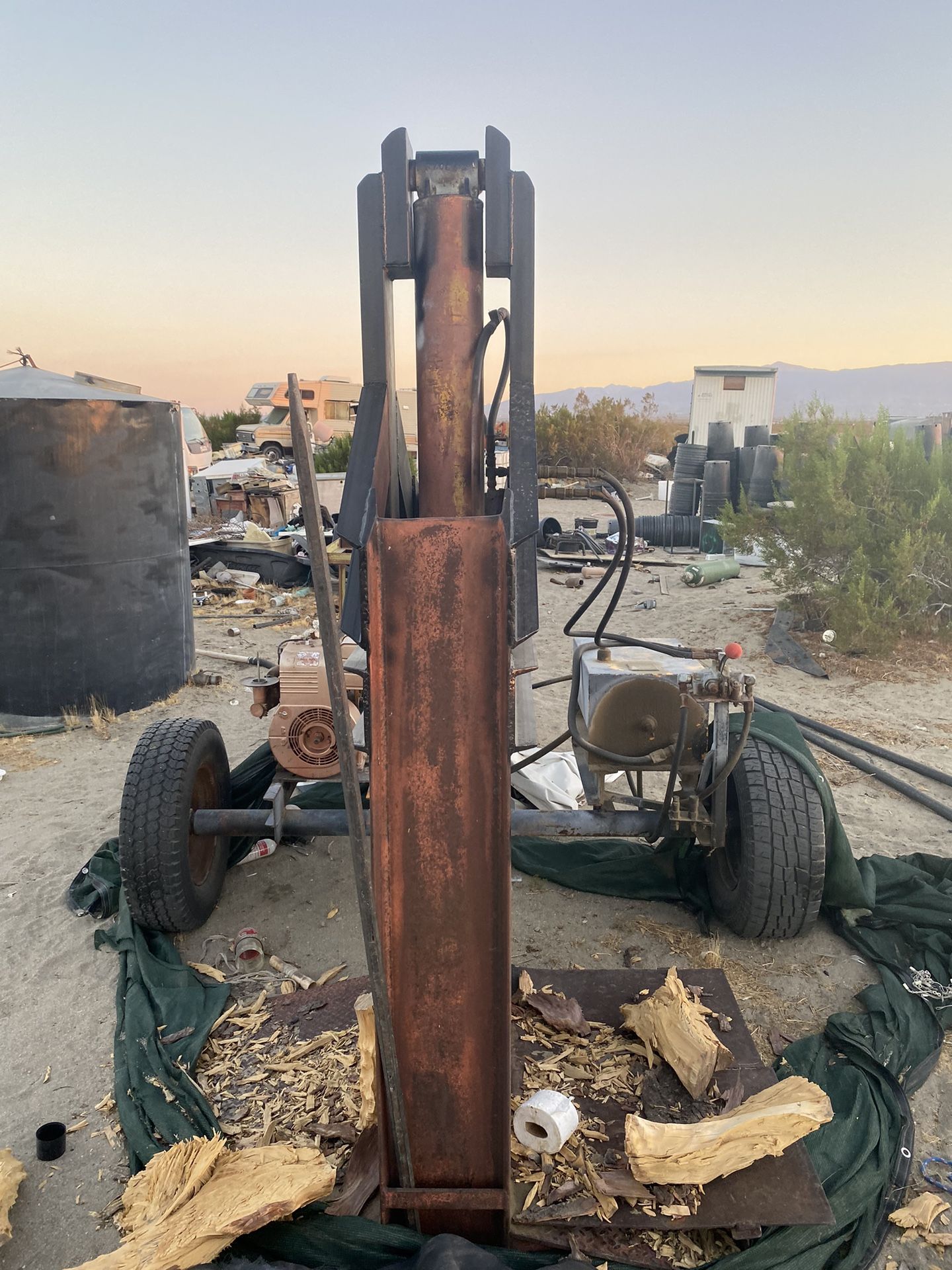 Industrial Wood Log Splitter