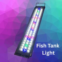 Full Spectrum 24 Inch LED Aquarium Light for Reef Corals and Marine Fish Tank