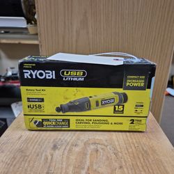 NEW Ryobi USB Lithium Rotary Tool Kit FVM51K