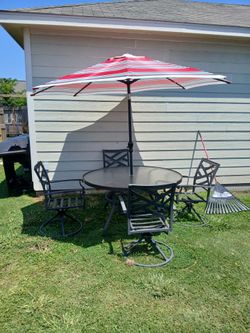 Patio Set Used Conditions Missing Cushions But Still Useful