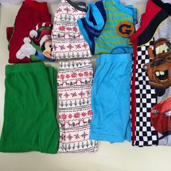 4T Boys Pajama Lot Disney Mickey Cars Peppa Pig