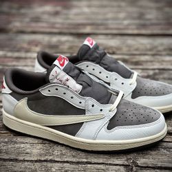 T'ravis Scott x J 1 Retro Low OG 'Reverse Mocha'