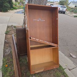 Twin Bed Frame  and Mattress & Book Shelf