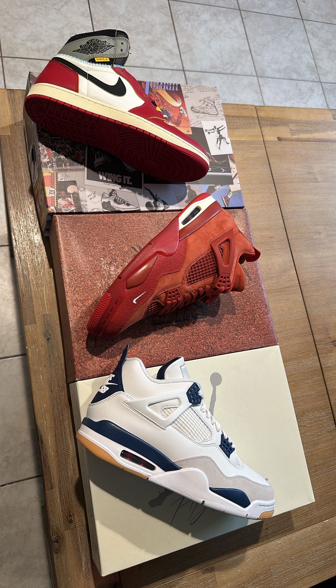 Jordan And Nike Dunks DS All Authentic