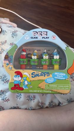 The smurfs pez candy