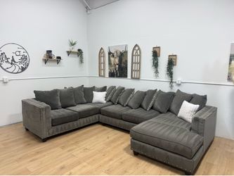Gray Sectional Couch Free Delivery