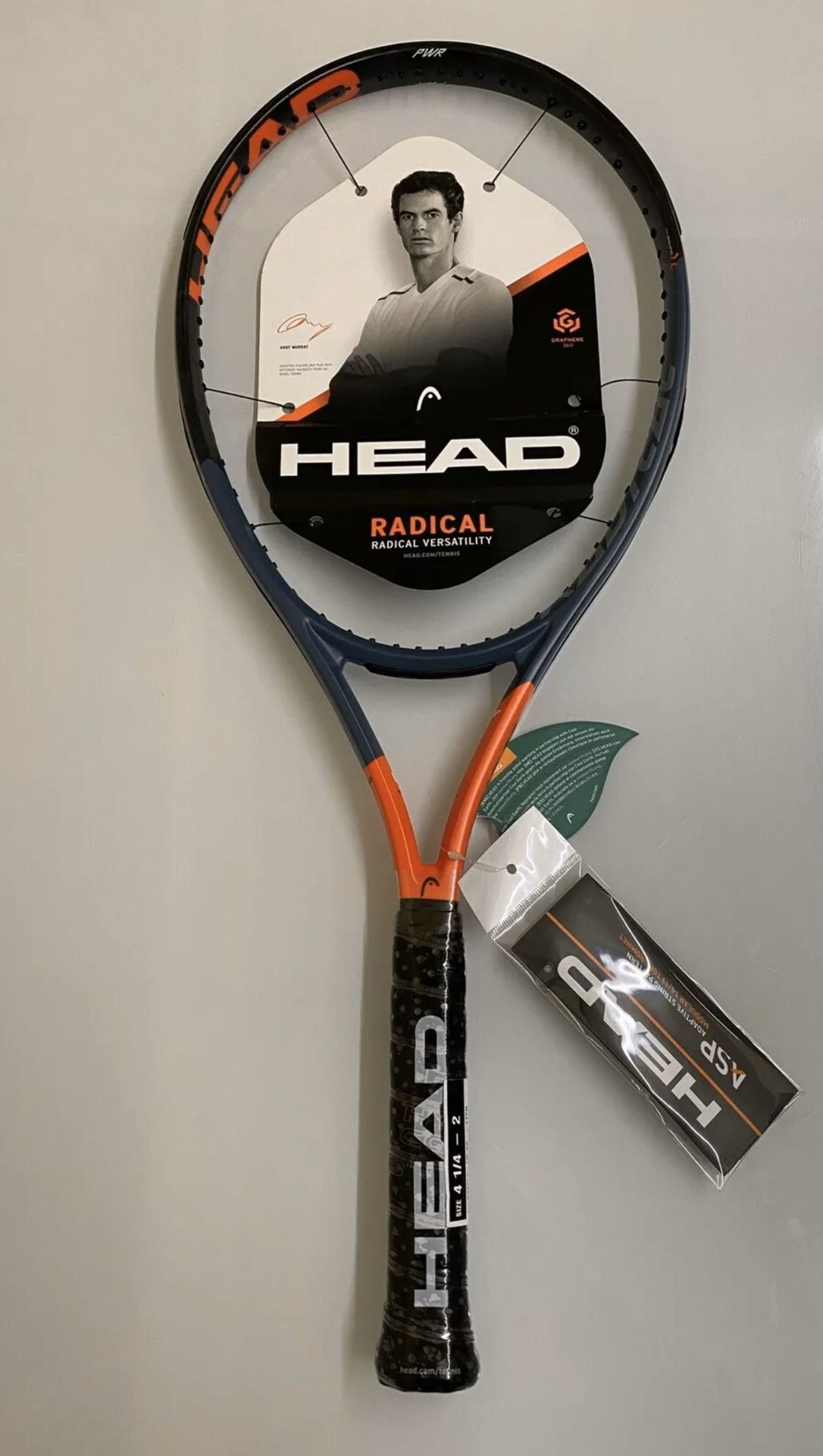 Head Graphene 360 Radical PWR Tennis Racket - 4 1/4 - New