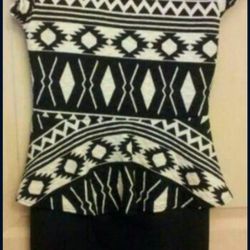 Black and White Dress