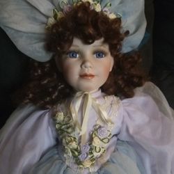 "Delores" 24 Inch Porcelain Doll From The American Classics Collection 