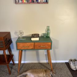 2 Drawer Writing Desk Made From Cedar Wood