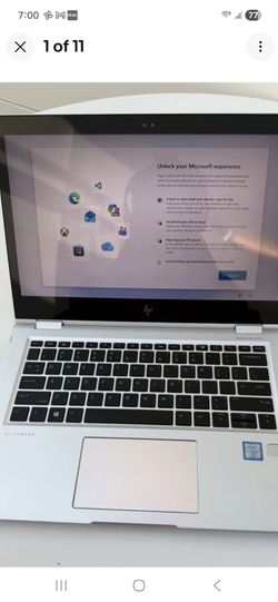 Hp touchscreen 2n1 fold clean well taken care of and factory reset Windows laptop not a Chromebook comes charged ready to go.