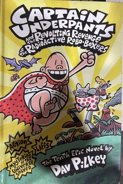 Captain Underpants Novel Hardcover Book