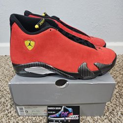 Jordan 14 Ferarri Size 9