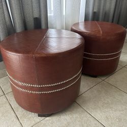 Ottomans 50 each and 2X80