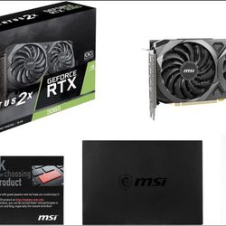 MSI Ventus GeForce RTX 3060 12GB GDDR6 PCI Express 4.0