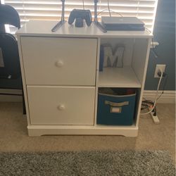 Small White Dresser With Shelves