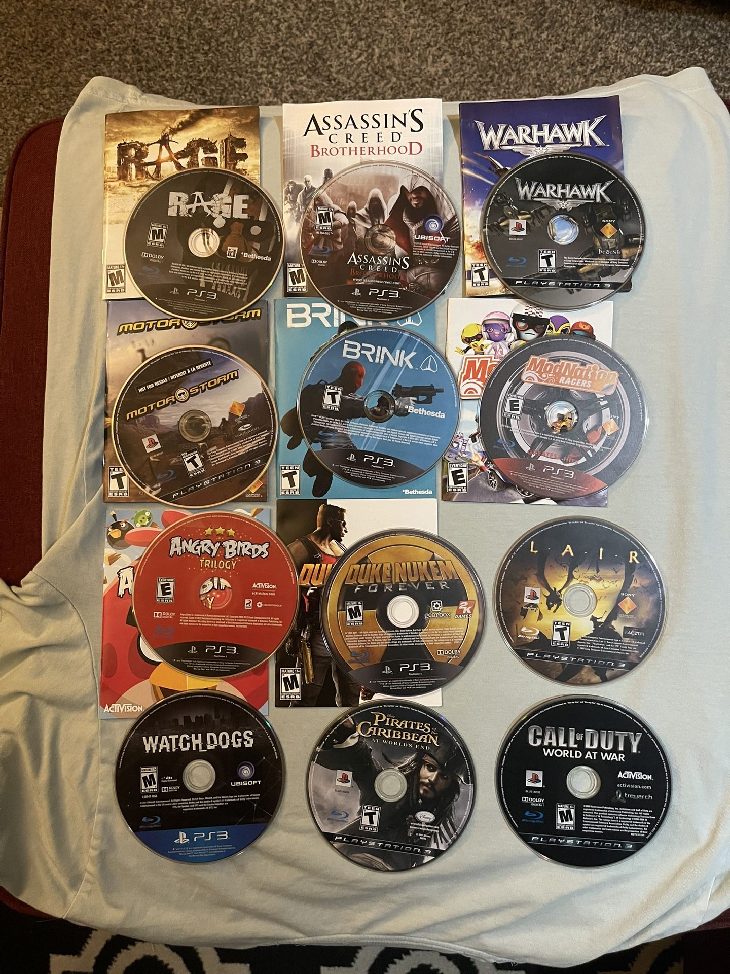 PS3 Games Lot - Loose Discs - $30 For All