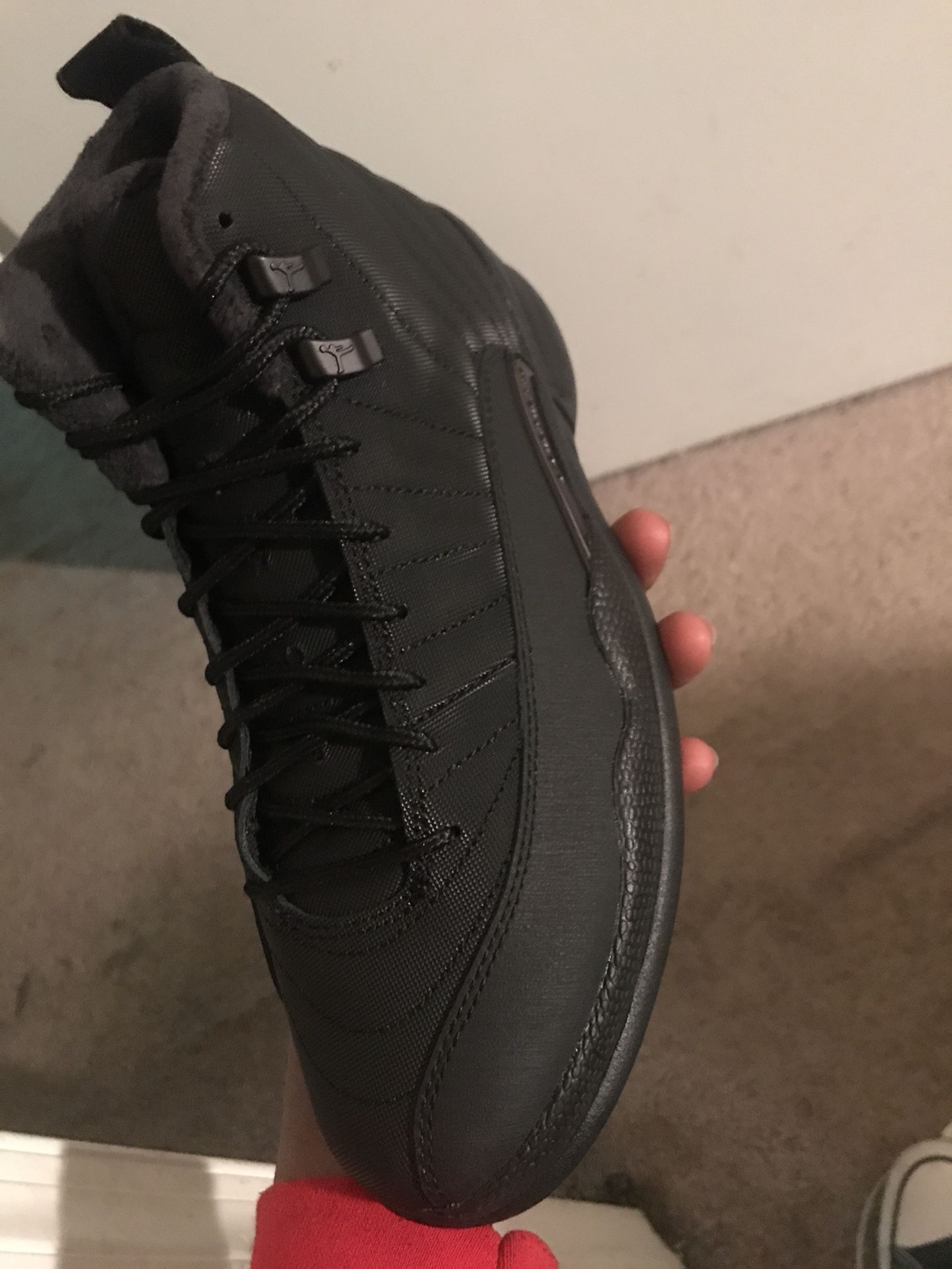 All black Jordan’s size 8 brand new going for 400$