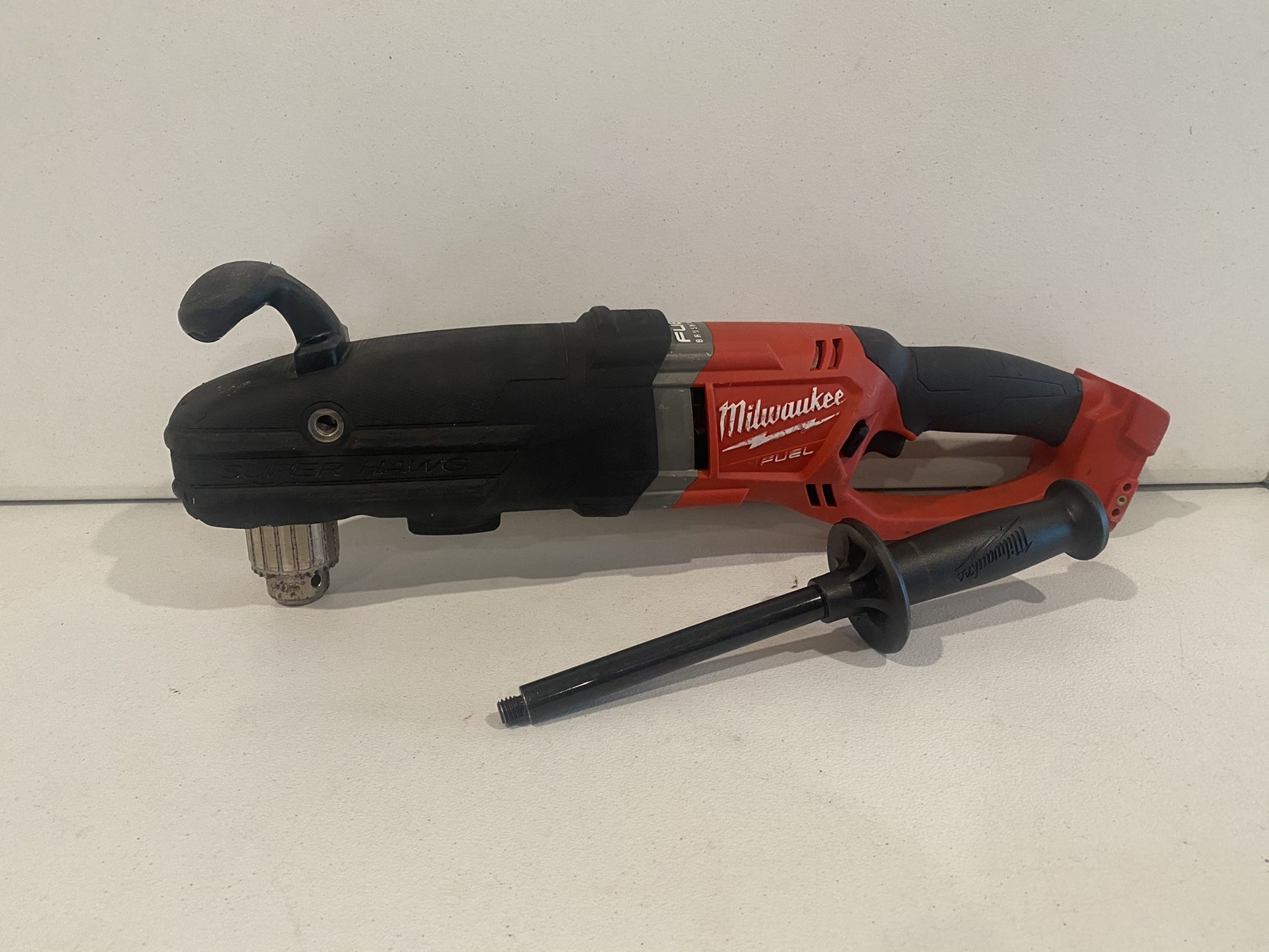Milwaukee M18 FUEL 18-Volt Lithium-Ion Brushless Cordless GEN 2 Super Hawg 1/2 in. Right Angle Drill (Tool-Only)