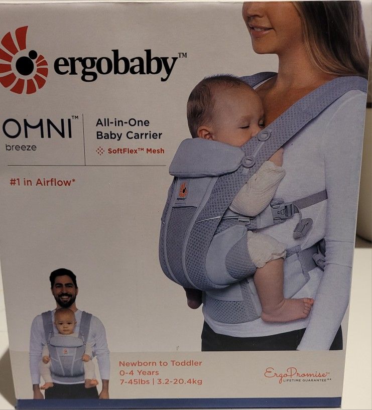 Ergobaby Omni Breeze Baby Carrier (Pearl Grey)