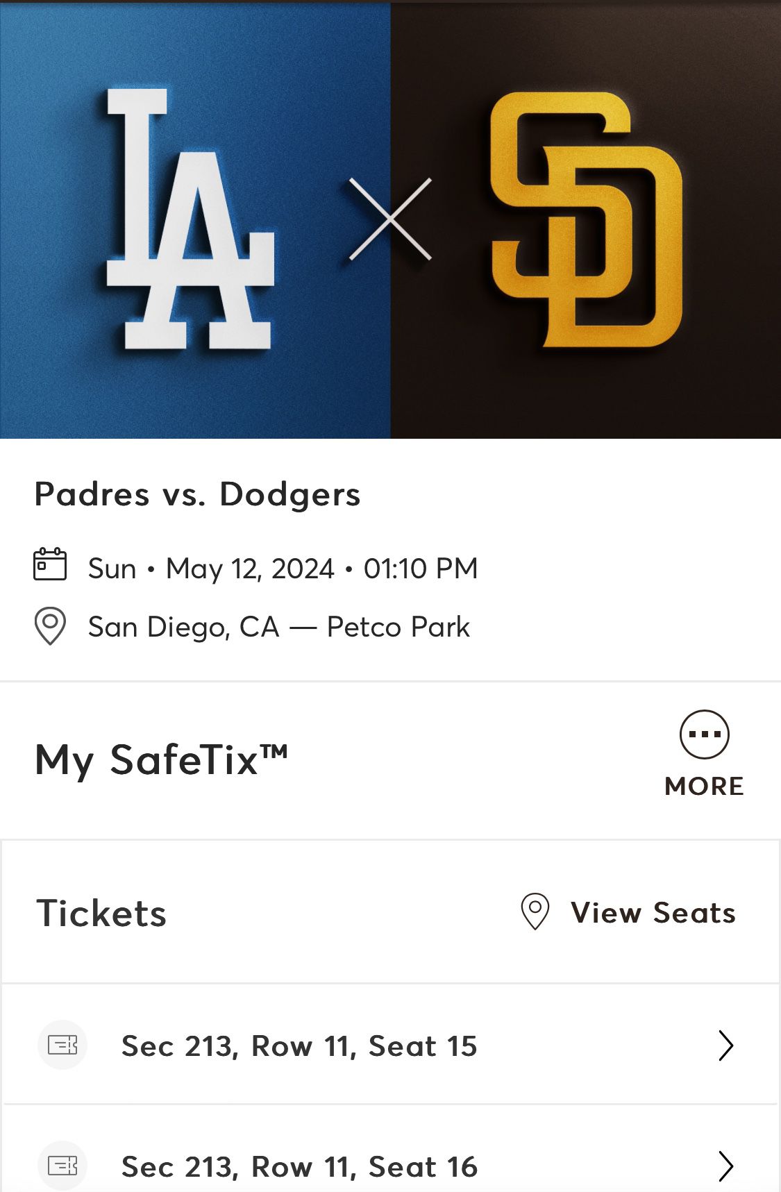 Dodgers Padres Tickets