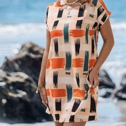 Travachic Women's Sleeveless Short Dress, Fashion Suitable For Summer,Summer Dresses For Women,Summer Outfits For Women,Summer Clothes,Coachella,Festi