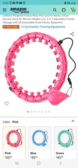 GOBEES WEIGHTED FITNESS HOOP