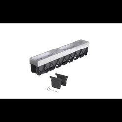Reln 210031 Storm Drain Pro 100 Series 6" x 40" Channel System w/ Steel Trays