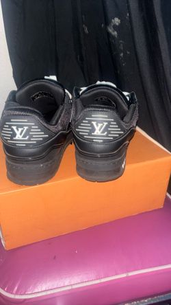 Black louis vuttion trainers