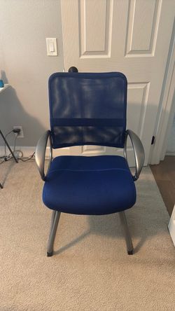 Boss Office Products mesh back guest chair with pewter finish