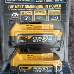 Brand New Dewalt Power Stack 20v Battery Pack