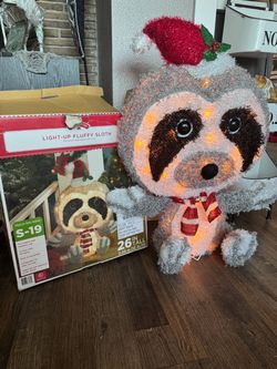 Christmas 26” sloth
