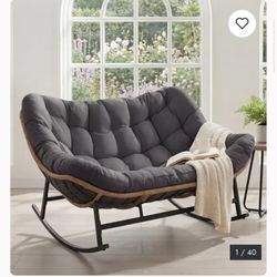 Double papasan Rocking Chair