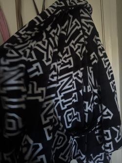 PINK black and white robe