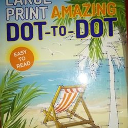 Adult Coloring Book Giant Dot To Dot