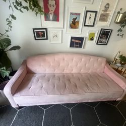 Pink Futon Couch 