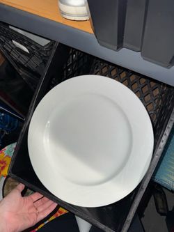 36 White Restaurant Dinner Plates - Royal Porcelain Thailand - Wedding/Event