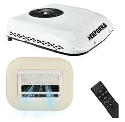 12V DC air conditioner/ultra-thin car roof air conditioner is applicable to minivans, off-road vehicles, pickups, motor homes, trucks, agricultural ve