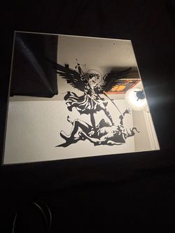 Custom made mirror of archangel