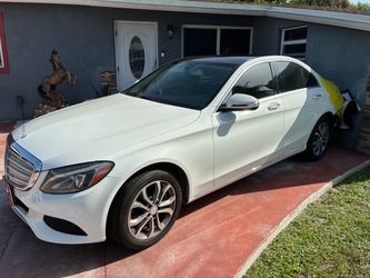 Mercedes-Benz C-Class White Sedan
