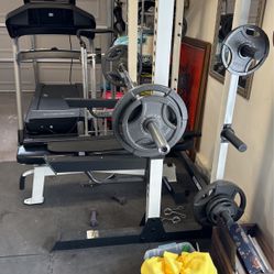 Fitness Gear 300 Lbs And Bench And Weights 