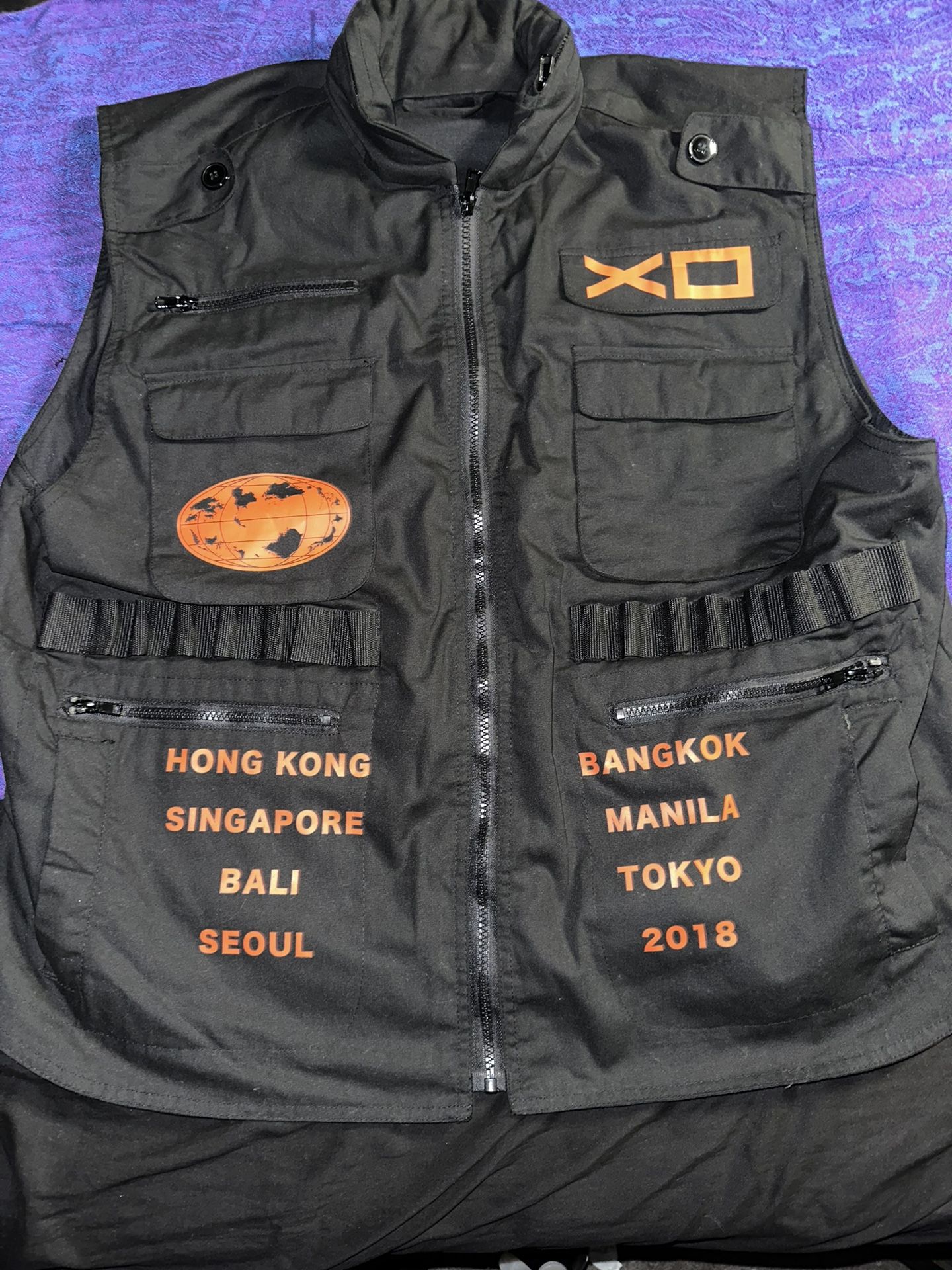 The weeknd Asia Tour Ranger Vest 