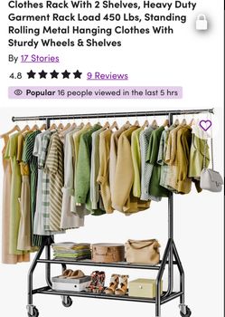 Clothes Rack New Still In Box