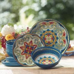  12-Pc. Melamine Dinnerware Set - Princess House 