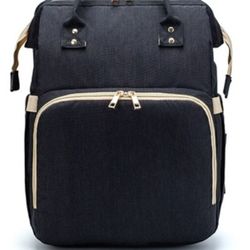 Orbisify BLACK Diaper Bag Baby Backpack/ Pañalera Negra bebé Mochila