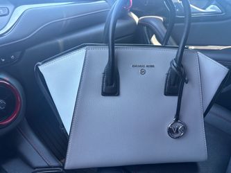 Michael Kors Purse Gray/Black/White