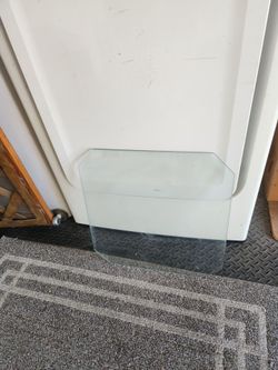 18" sq x ¼" thick piece of beveled glass