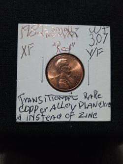 🇺🇸 "A. Lincoln Penny"Fantastic Rare Coin. (1982="P"=small) Wt:3.07.( W./DDR=Pole)XF+VF