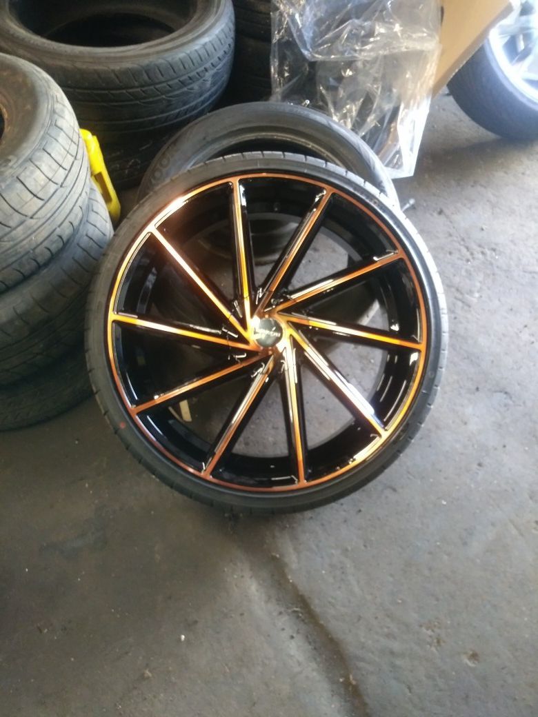 22 inch 2017 Kronik wheels