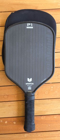 SPARTUS P1 pickelball paddle with PERMAGRIT